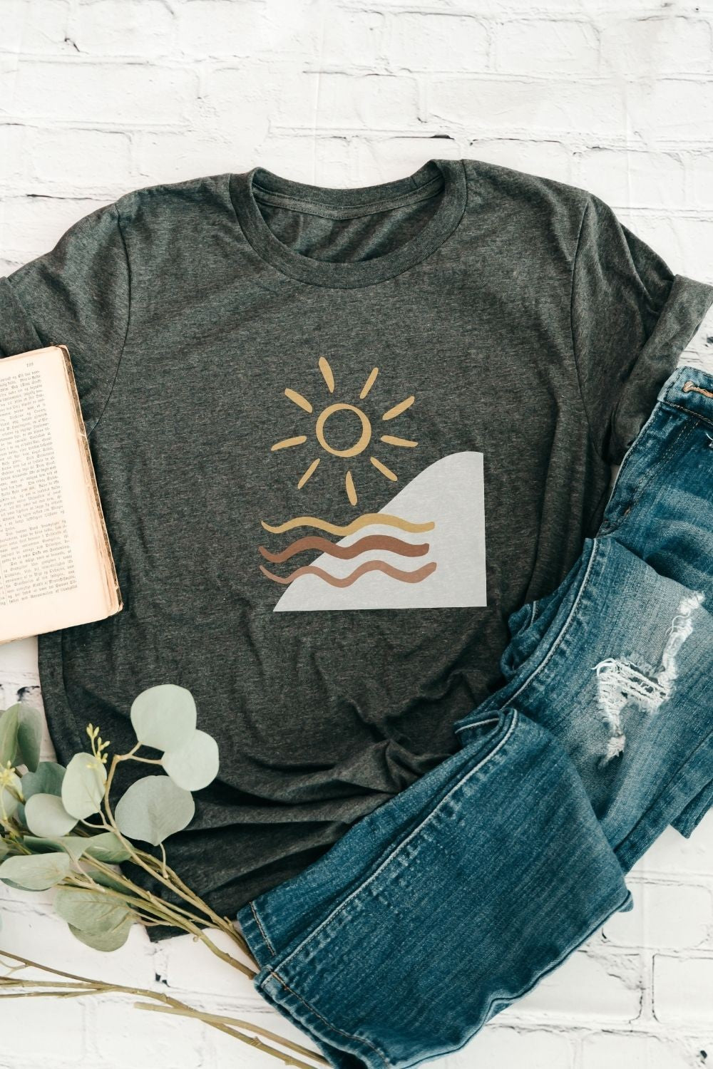 Sun And Waves Graphic Tee