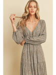 Day Dreams Tie-Back Tiered Dress
