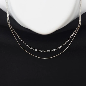 Connect Necklace - Polish Silver