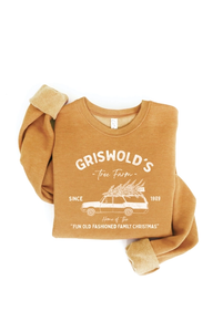 Griswold's Tree Farm Sweatshirt - Mustard