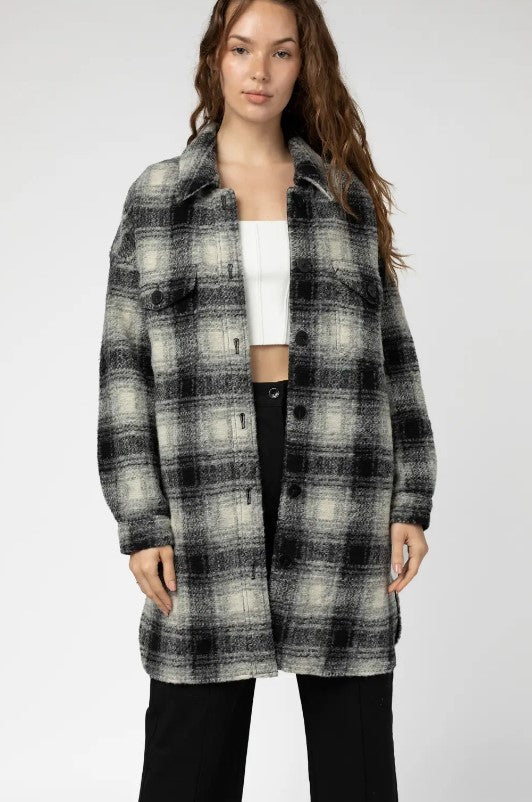 Marceline Plaid Coat