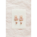 Pink Ombre Clay Earrings