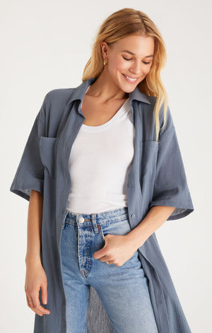 Lina Button Up Duster