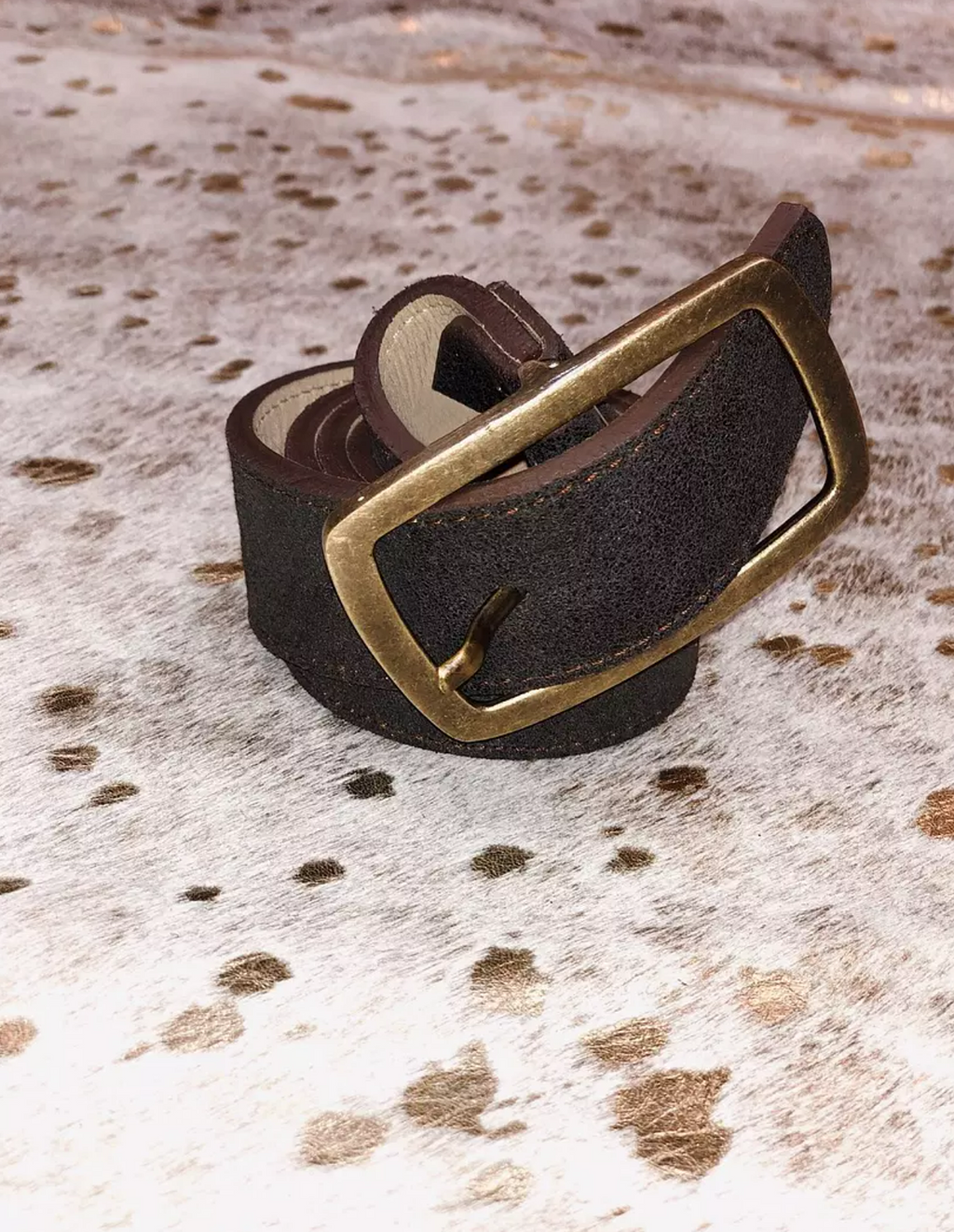 Distressed Vintage Leather Belt
